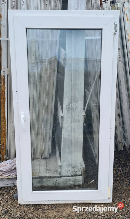 OKNO KacprzaK 80X151 OKNA Używane Plastikowe PCV Dom i Ogród Siedlce