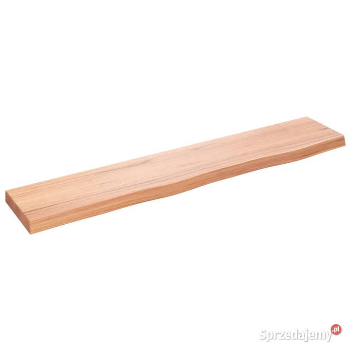 Półka jasnobrązowa 100x20x4 lakierowane lite Warszawa