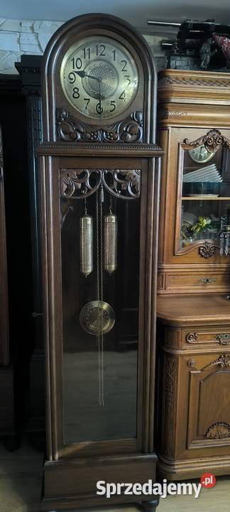 Zegar stojący HAWINA śliczna ciemna Kwaczała