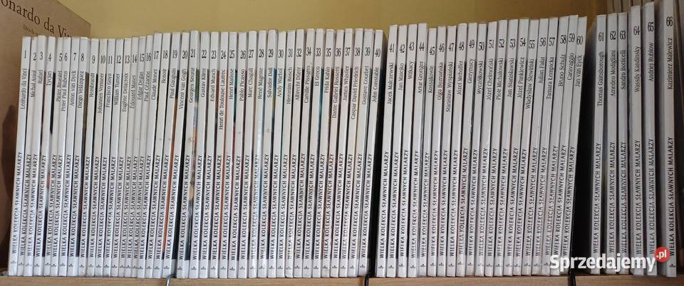 Wielka kolekcja sławnych malarzy 66 tomów Książki naukowe i popularnonaukowe Kraków