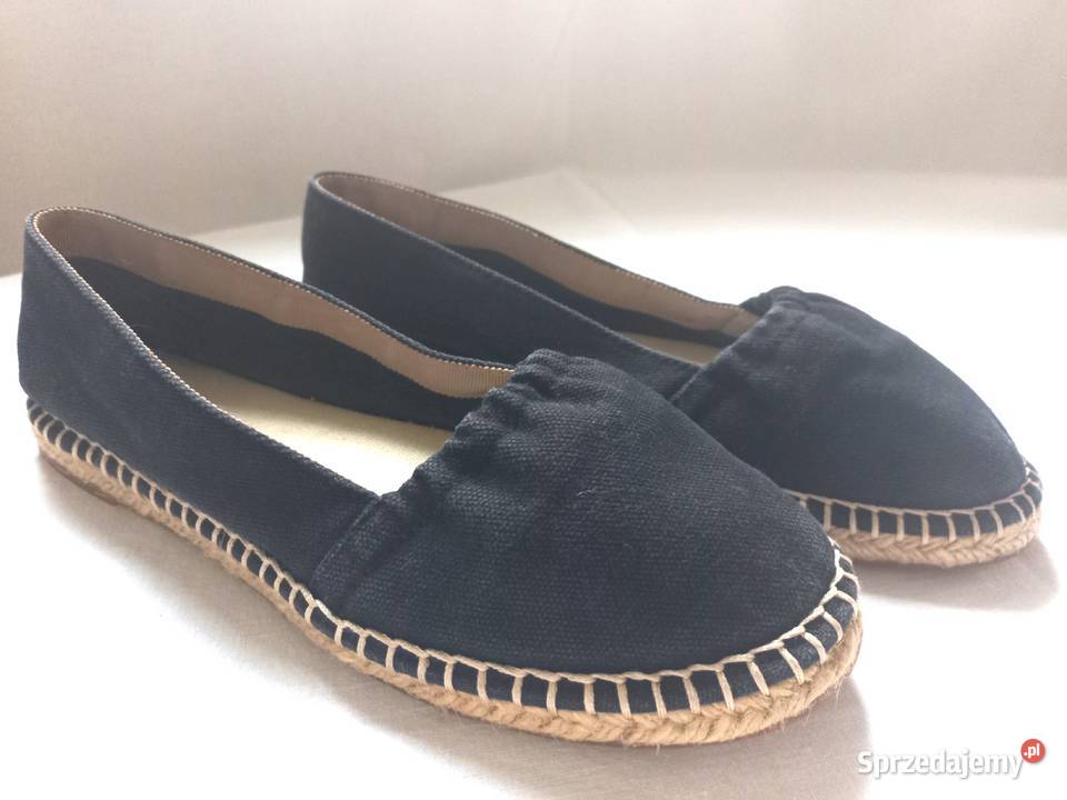 ESPADRYLE czarne Damskie r 375 Aldo stan Obuwie Białystok