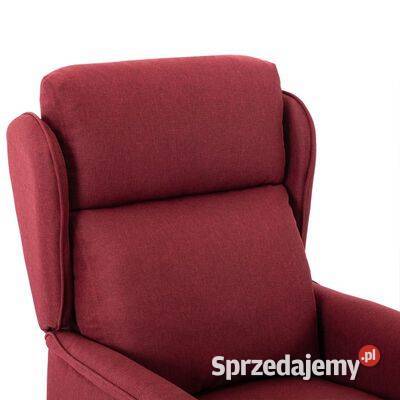 vidaXL Fotel rozkładany w tkaninie w kolorze Warszawa