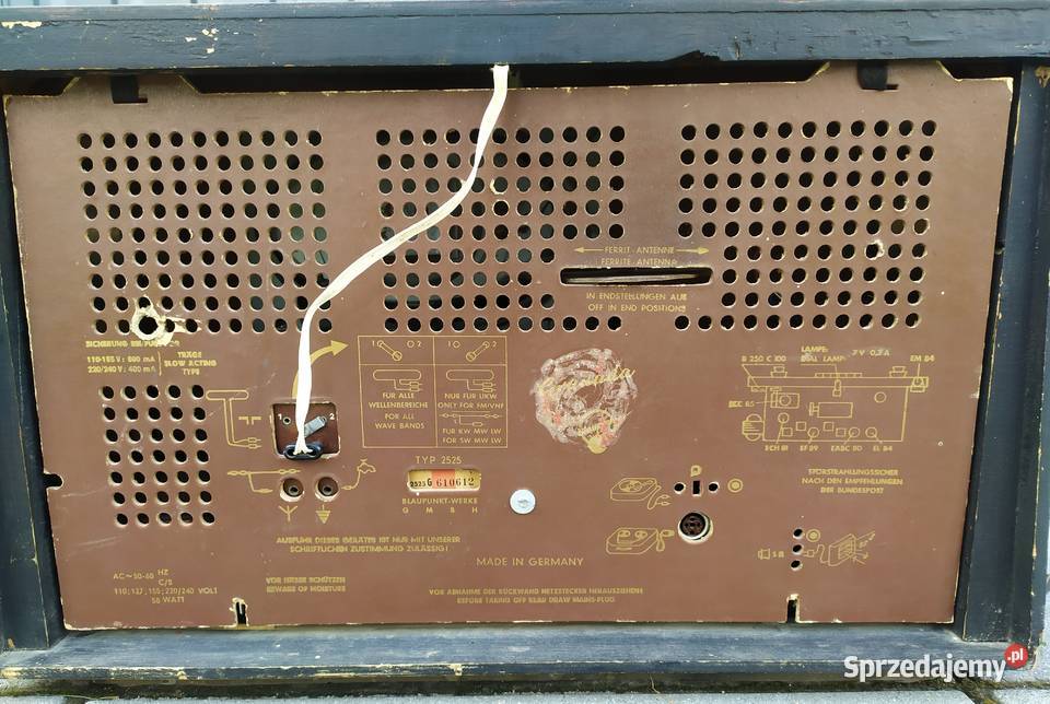 Zabytkowy radioodbiornik Blaupunkt Granada 2525 Zielona Góra
