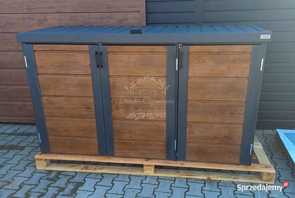 Zabudowa koszy na śmieci wiata śmietnikowa Słupsk