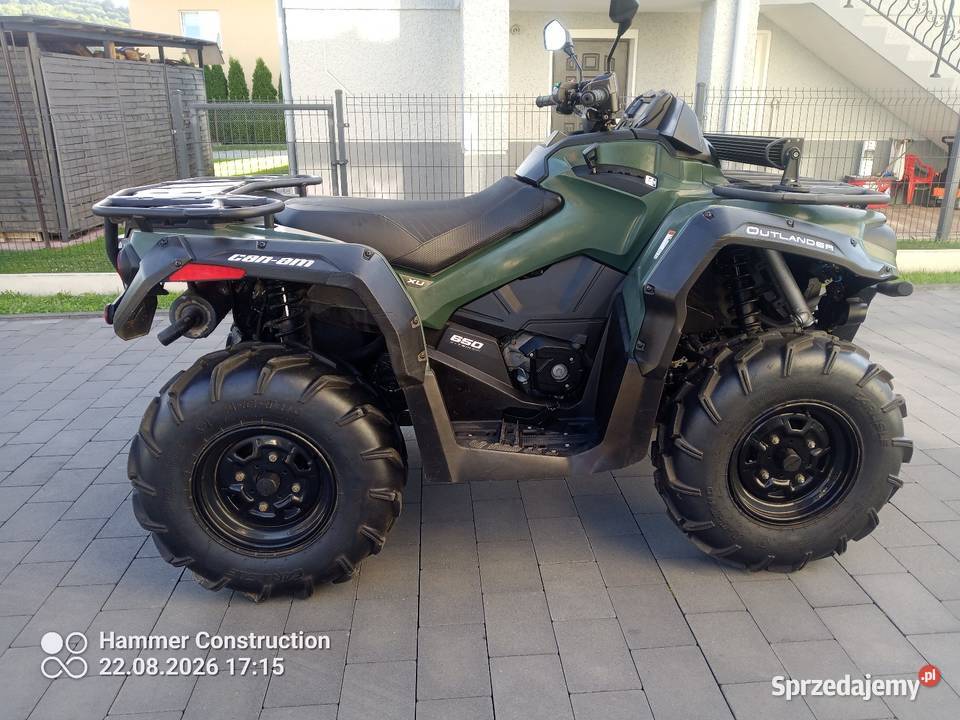 Can am Outlander 650 4x4 Idealny Stan 2023 Motocykle, skutery, quady Brzozów