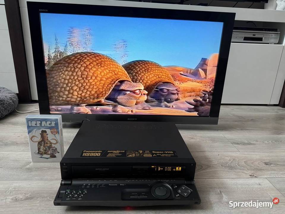 Magnetowid Panasonic NVHS800 Oryginalny Pilot