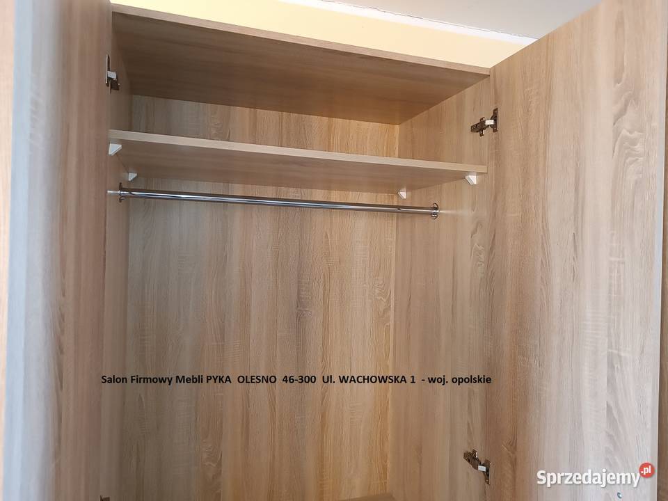 Nowa Szafa 200 4 drzwiowa Dąb Sonoma OUTLET30 Olesno