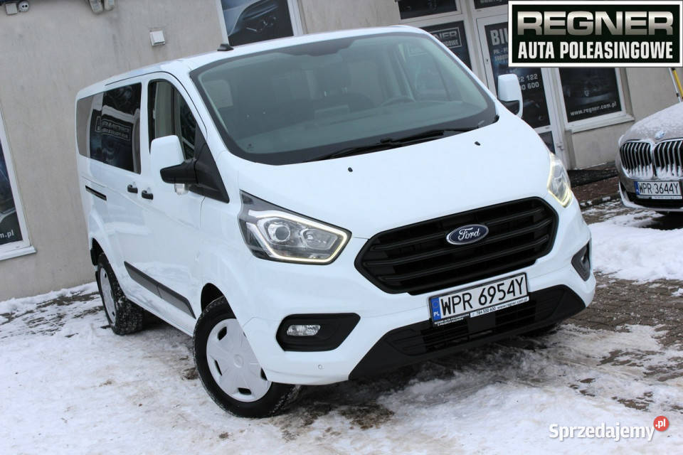 Ford Transit Custom Długi 9osobowy 130 SalonPL klimatyzacja Sokołów