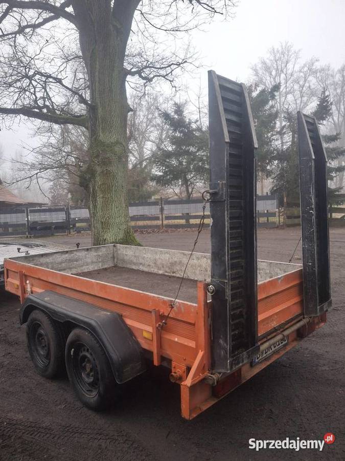 Przyczepa humbaur pod minikoparke aluminiowe Krosno Odrzańskie