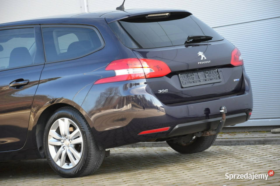 Peugeot 308 SW Opłacony 16 Blue HDI 120 Serwis lakier metallic Kutno sprzedam