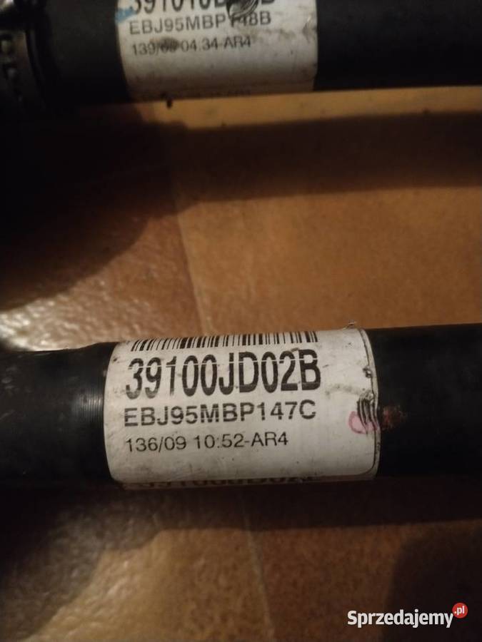 Oś napędowa nissan Qashqai j10 oryginał podkarpackie Jarosław sprzedam