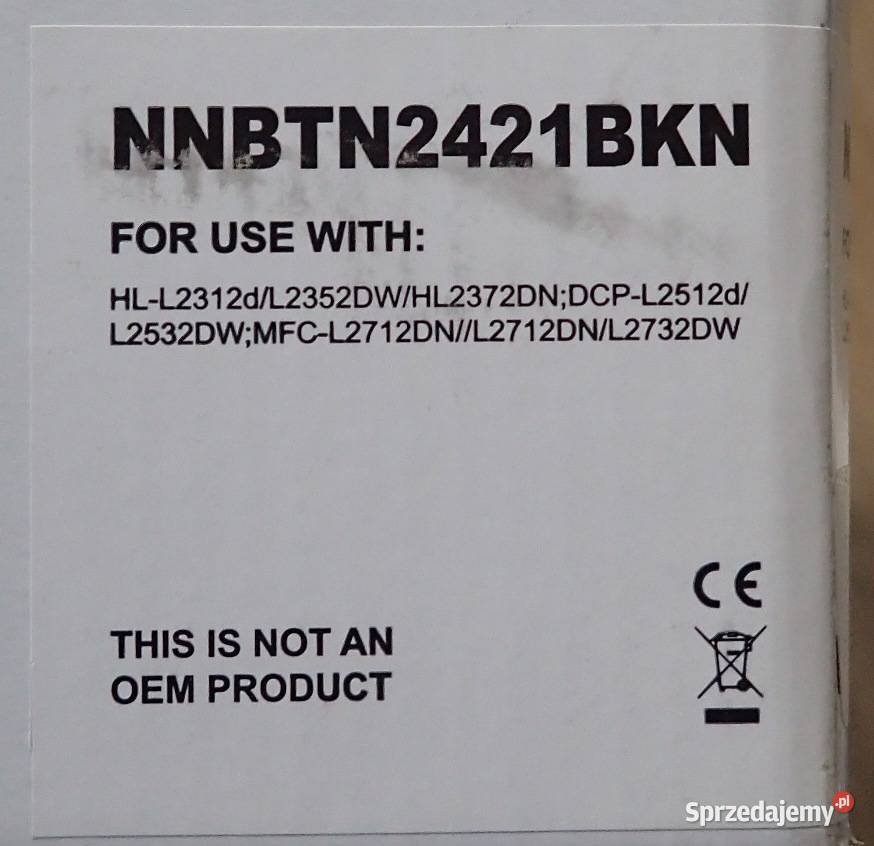 Zestaw do Brother Bęben BD2401 DR2401 Toner Tarnów