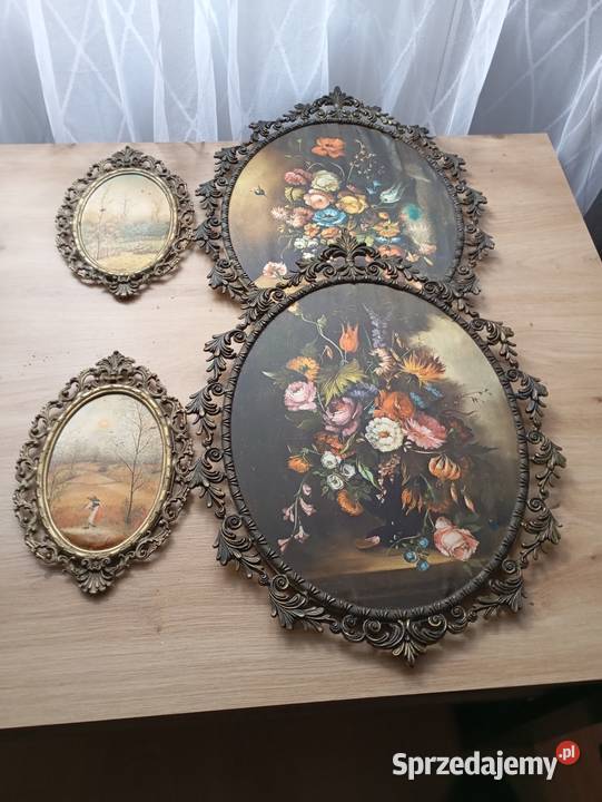 Obrazek Włoski w ramie mosieznej Jelenia Góra