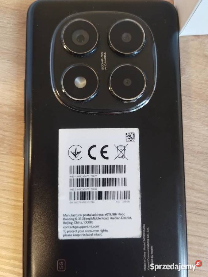 Redmi Note 14 PRO syndyka Telefony komórkowe