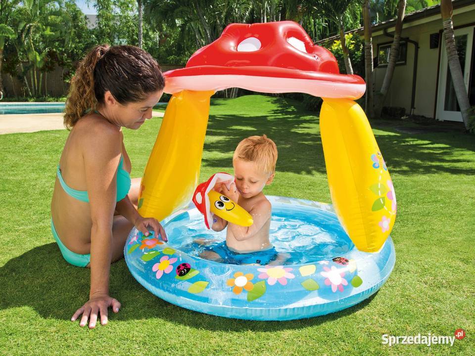 Basen brodzik dmuchany dzieci muchomor dach opolskie Smogorzów sprzedam