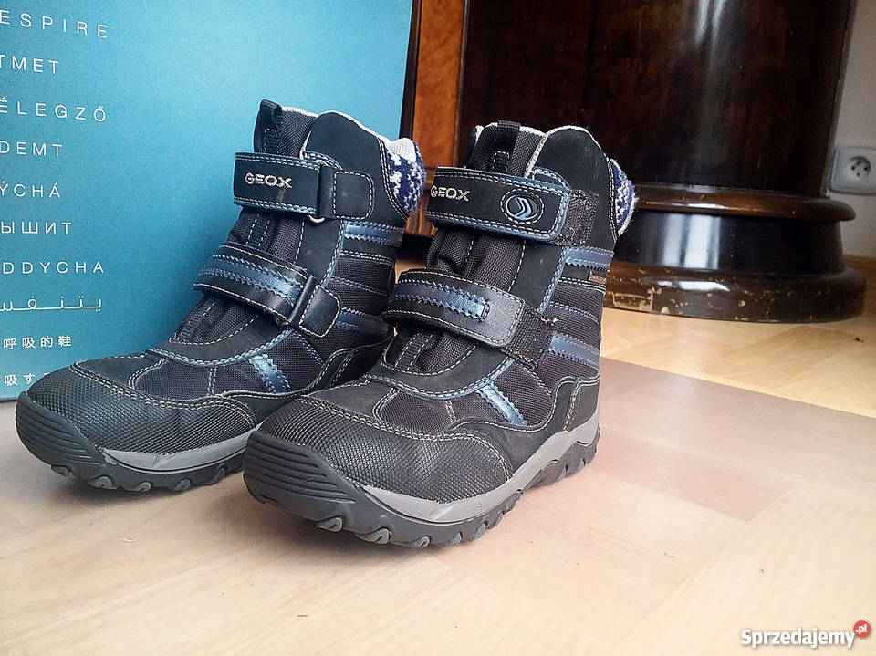 Geox Alaska 32 oddychające śniegowce chłopca Pozostałe Dawidy Bankowe