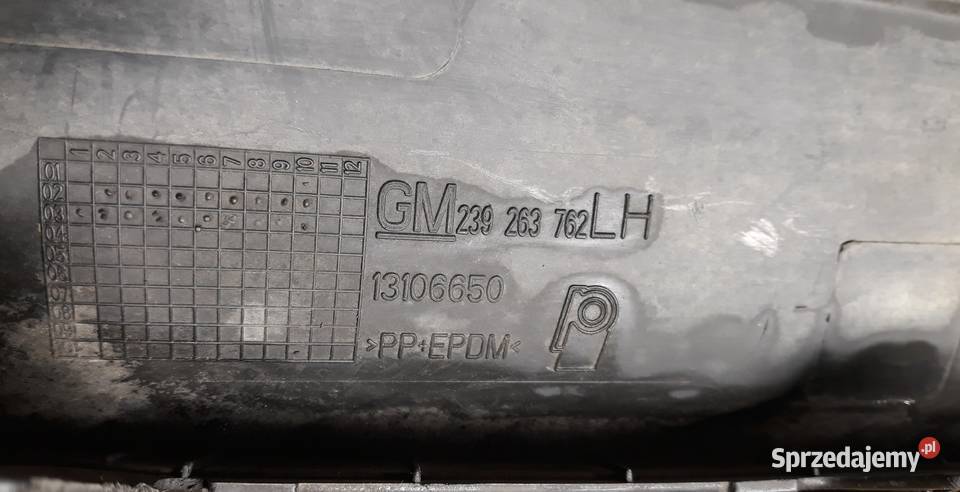 OPEL VECTRA C GTS HOKEJ ZDERZAKA LEWY PRZÓD Międzychód