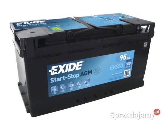 Akumulator EXIDE AGM STARTSTOP EK950 95Ah 850A Wałbrzych sprzedam