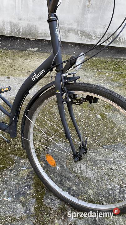 Damski miejski rower b twin czarny matowy łódzkie Łódź