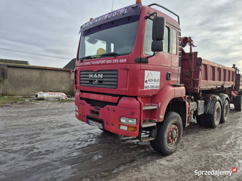 Sprzedam Man TGA 26480 6x6 reduktor hydroburta wielkopolskie Koninek