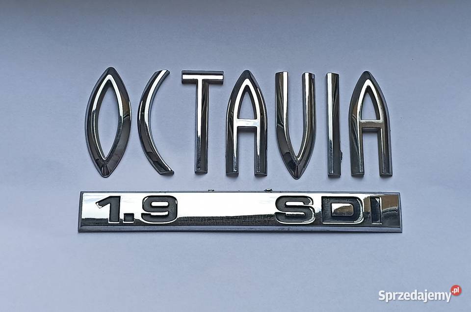 Napis Skoda Octavia I 9604r Pozostałe Lipno sprzedam