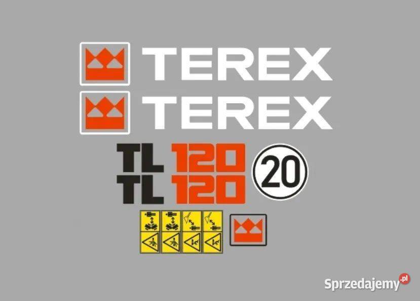 Naklejki oklejenie naklejka TEREX TL 120