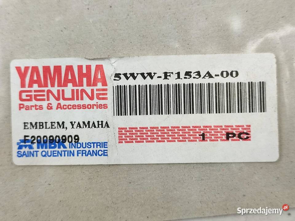 NAKLEJKA NA CZACHĘ YAMAHA CW50S 2005 5WW8 NOWA lubelskie sprzedam