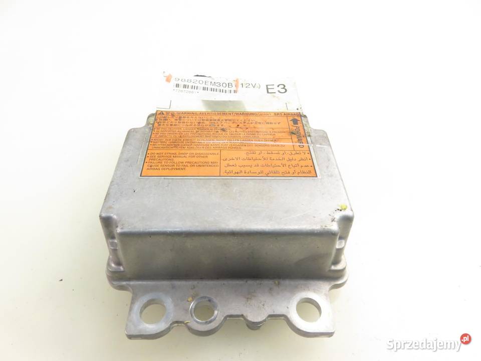 MODUŁ AIRBAG NISSAN VERSA I 98820EM30B Skrzynki bezpieczników sprzedam