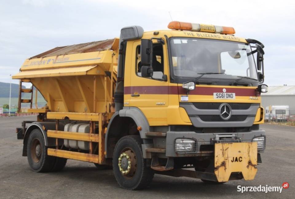 Mercedes Axor 4x4 1824 euro5 2011 piaskarka Rok produkcji 2011 Ropczyce