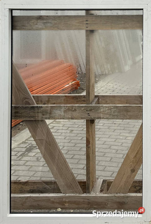 OKNA KacprzaK Witryna 80X120 FIX Używany PCV lubelskie Lublin sprzedam