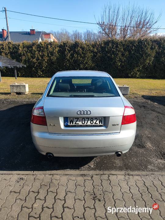 Audi A4 B6 18 Sedan 18T BFB 163 2004 r aluminiowe felgi mazowieckie Klaudyn sprzedam