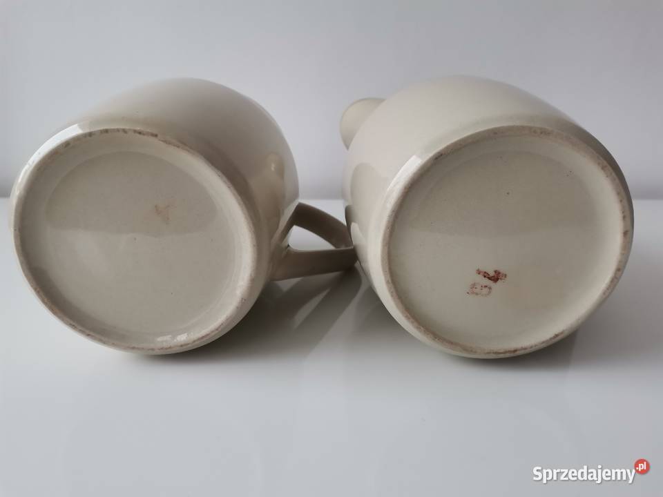 Stare nieużywane 2 dzbanek porcelt Pruszków Katowice