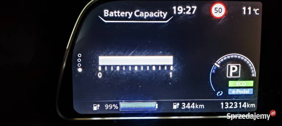Nissan Leaf 2019 Tekna 62kWh 217HP najbogatsza Olszyna