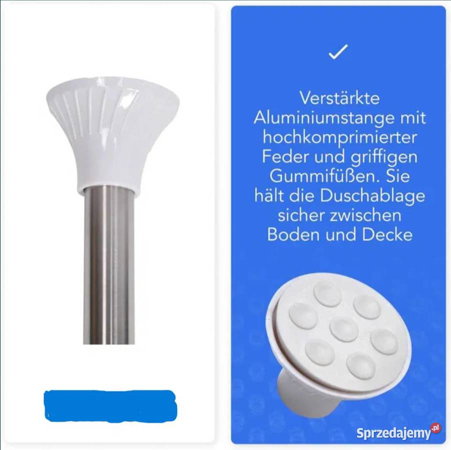 Regulowana Nierdzewna Półka PrysznicowaKuchenna Poraj