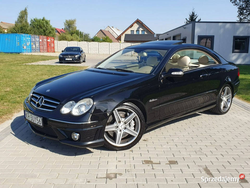 Mercedes CLK 63 AMG 63 AMG Rarytas Idealny Stan 481KM Mercedes-Benz Strobice