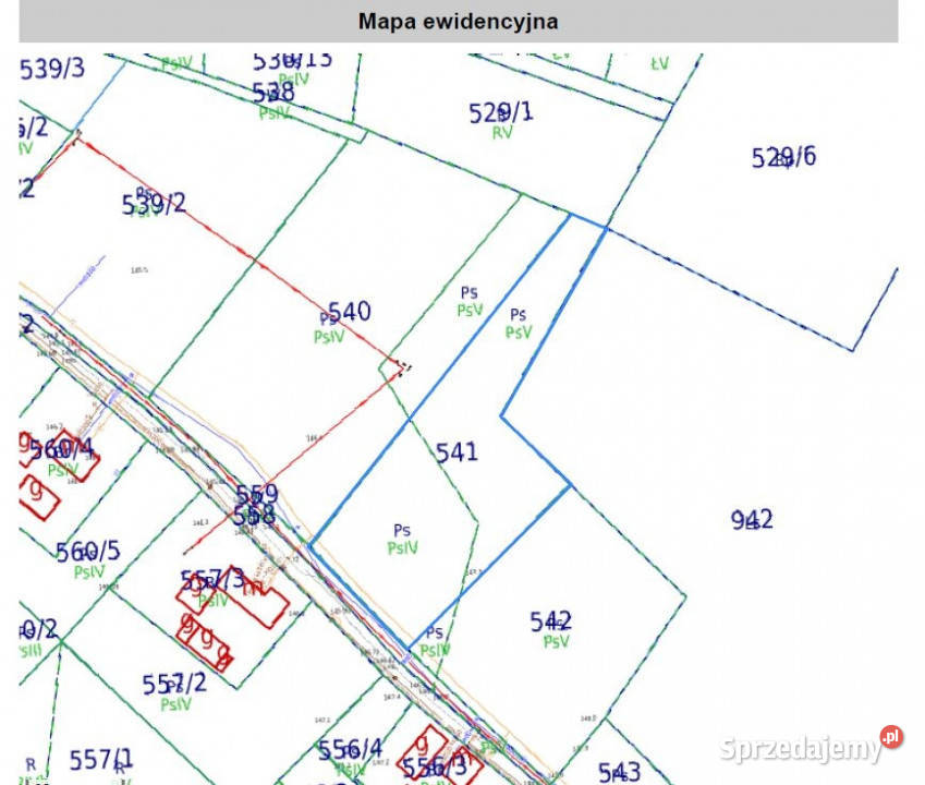 Działka 4295 m złożony wniosek o WZ na dwa domy sprzedam