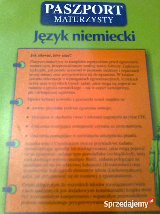 Paszport maturzysty Małgorzata Chudzik CD Warszawa