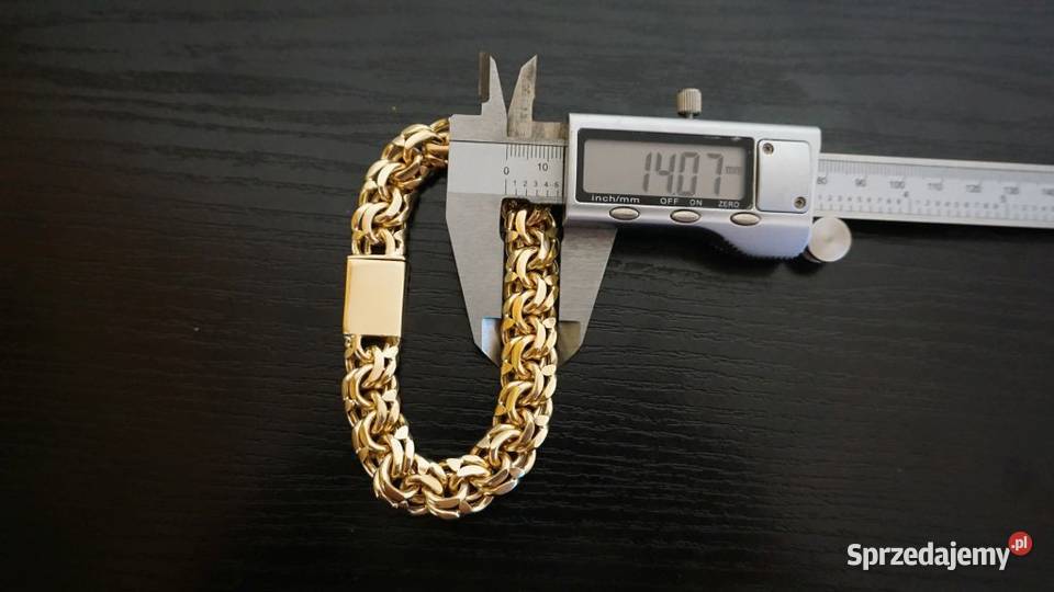 ZŁOTA BRANSOLETA GARIBALDI BRANSOLETKA GALIBARDI złoto