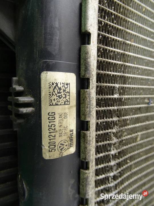 KOMPLET CHŁODNIC 5Q0121203CL 20 TDI OCTAVIA III osobowe Chłodnie wody
