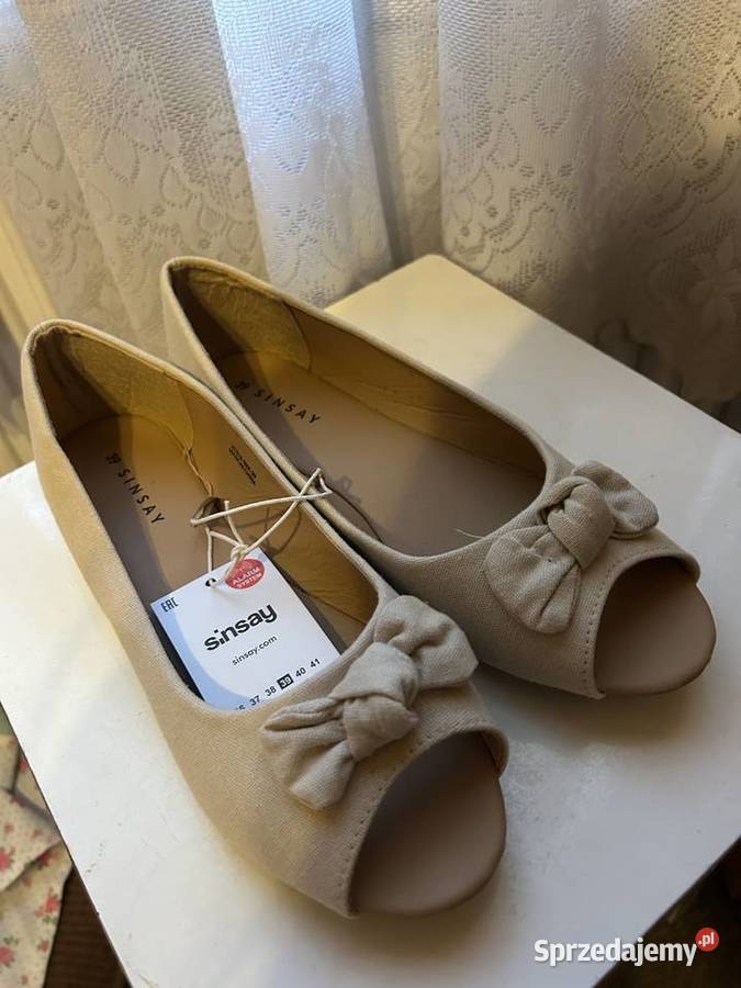 Pantofelki letnie firmy Sinsay inna mazowieckie Warszawa