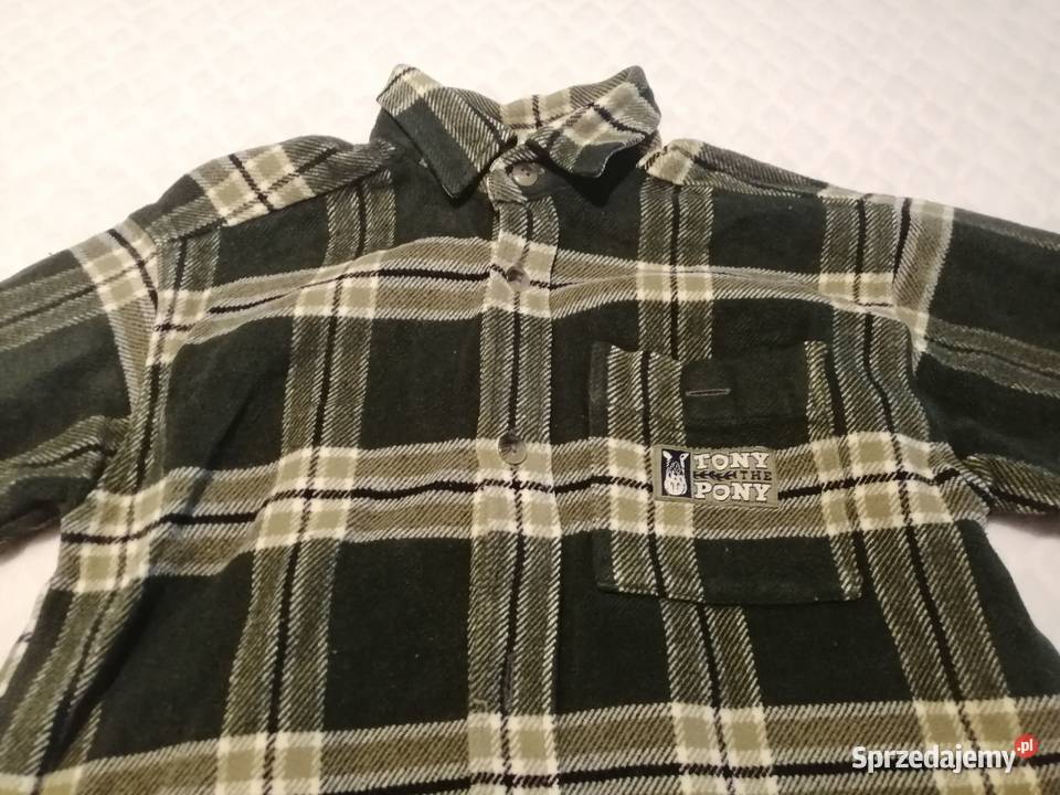 Koszula długi rękaw ciepła rozpinana CA 98104 Rozmiar 98 Czeladź sprzedam