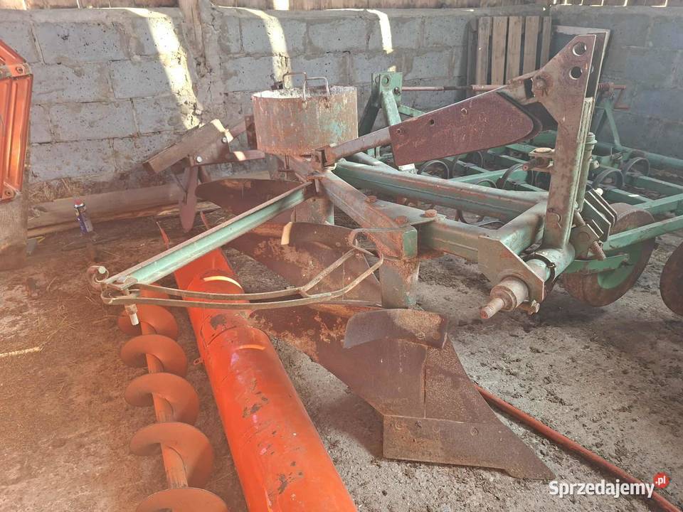 Pług 3 skiby 1 z przystawka Grudziądz oryginał Gułów sprzedam