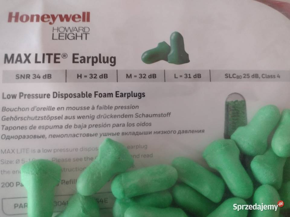 HONEYWELL Zatyczki do uszustopery200par NOWE Kraków
