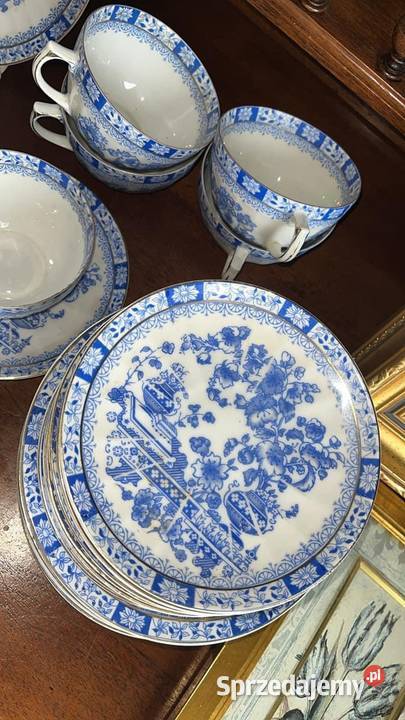 Filiżanka z talerzem SORAU China Blau Seria Gdańsk