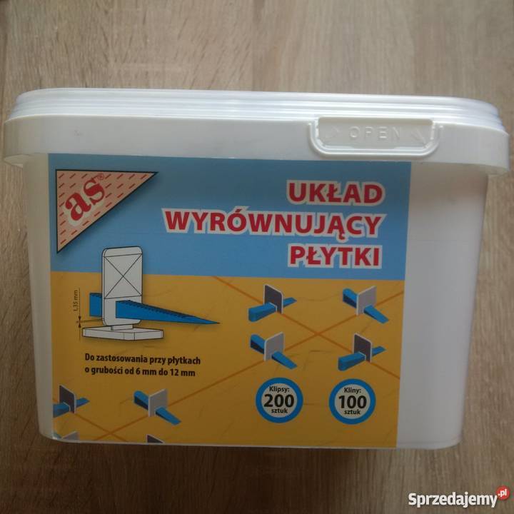 układ wyrównujący płytki wiadro 200100 Staszów sprzedam