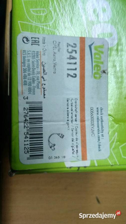 Czujnik położenia wału Opel Astra Zafira Vectra Zalesie Górne