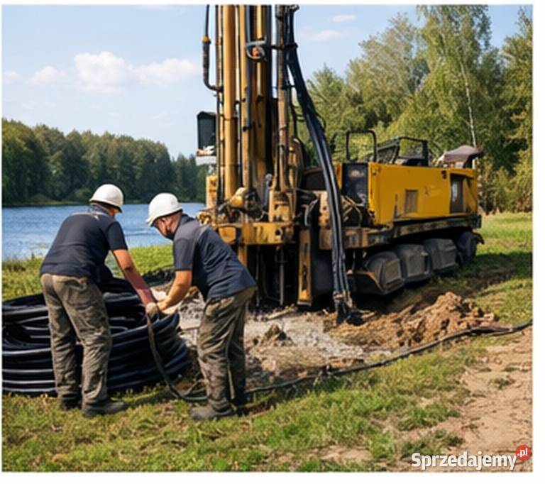 odwierty pod pompę ciepła gruntowa pompa Uniejów