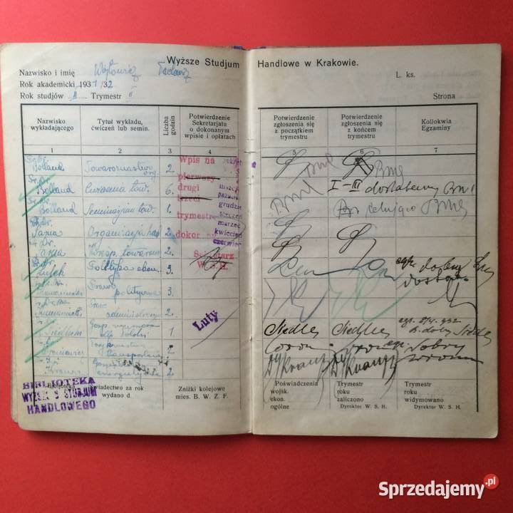 1871 Książka Legitymacyjna Wojtowicz Szczecin