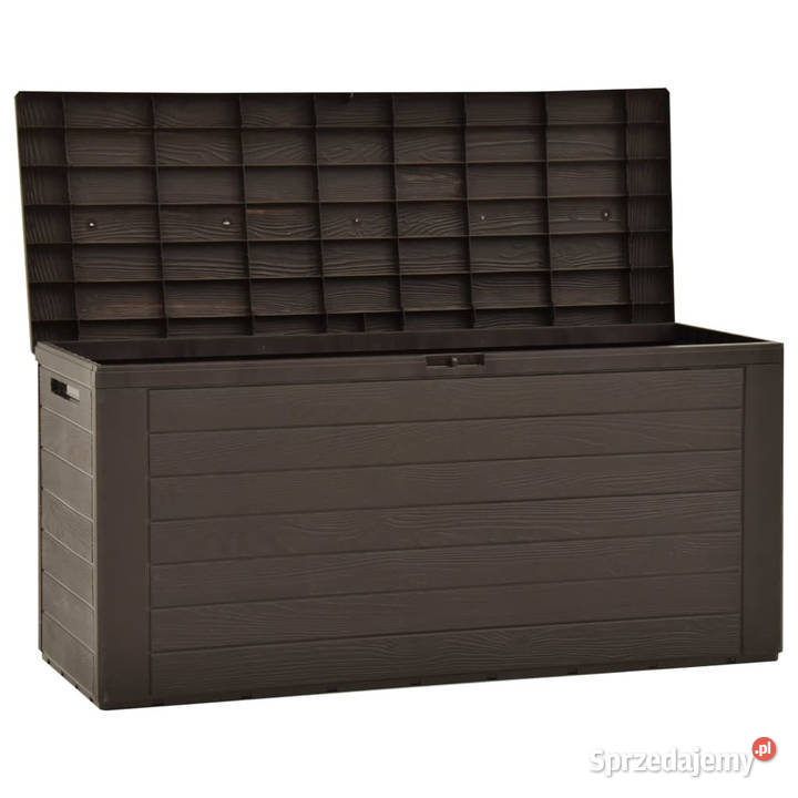 Skrzynia ogrodowa brązowa 116 x 44 x 55 WM49443 Warszawa