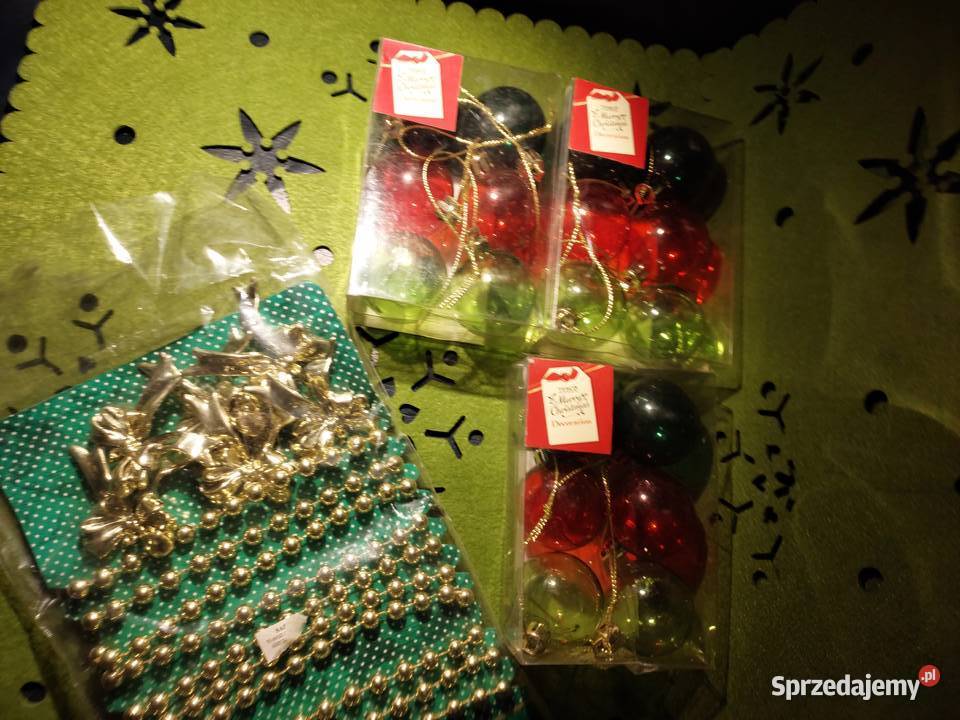 Małe bombki 3 kpl nowe ozdoba dolnośląskie Wrocław